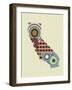 California State Map-Lanre Adefioye-Framed Giclee Print