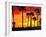 California Sunrise-Abstract Graffiti-Framed Giclee Print