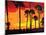 California Sunrise-Abstract Graffiti-Mounted Giclee Print