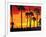 California Sunrise-Abstract Graffiti-Framed Premium Giclee Print