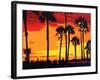 California Sunrise-Abstract Graffiti-Framed Giclee Print