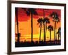 California Sunrise-Abstract Graffiti-Framed Giclee Print