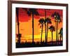 California Sunrise-Abstract Graffiti-Framed Giclee Print