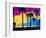 California Sunset-Abstract Graffiti-Framed Giclee Print