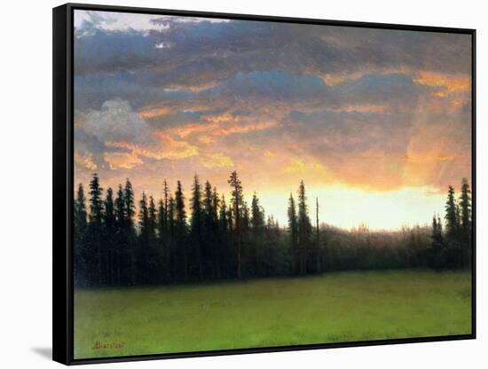 California Sunset-Albert Bierstadt-Framed Stretched Canvas