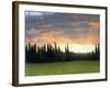 California Sunset-Albert Bierstadt-Framed Giclee Print