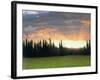 California Sunset-Albert Bierstadt-Framed Giclee Print