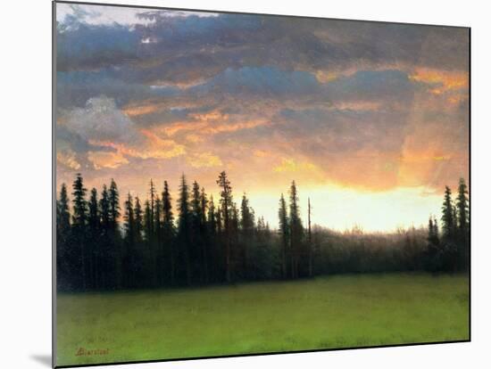 California Sunset-Albert Bierstadt-Mounted Giclee Print