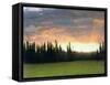 California Sunset-Albert Bierstadt-Framed Stretched Canvas