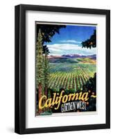 California - The Golden West-null-Framed Giclee Print