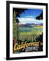 California - The Golden West-null-Framed Giclee Print