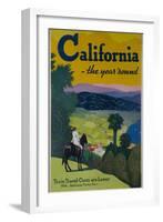 California the Year Round, Travel Poster-null-Framed Giclee Print