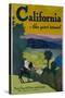 California the Year Round, Travel Poster-null-Stretched Canvas