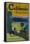 California the Year Round, Travel Poster-null-Framed Stretched Canvas