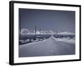 California, Twentynine Palms, Amboy Road, Mojave Desert, USA-Walter Bibikow-Framed Photographic Print