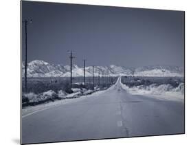 California, Twentynine Palms, Amboy Road, Mojave Desert, USA-Walter Bibikow-Mounted Photographic Print