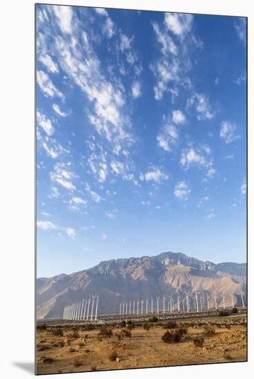 California, USA: A Huge Onshore Wind Farm Near Palm Springs / Desert Hot Springs-Axel Brunst-Mounted Premium Photographic Print