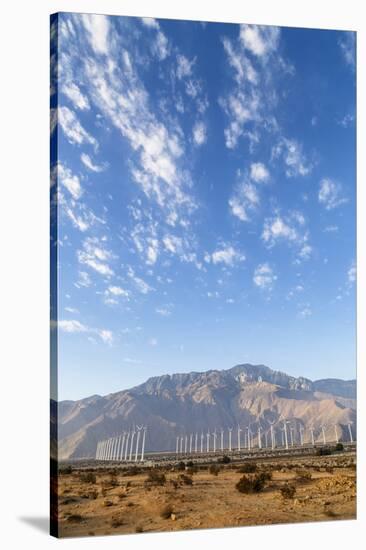 California, USA: A Huge Onshore Wind Farm Near Palm Springs / Desert Hot Springs-Axel Brunst-Stretched Canvas