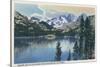 California - View of Shadow Lake, Sierra Nevada Mountains-Lantern Press-Stretched Canvas