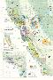 California Wine Map Poster-null-Lamina Framed Poster