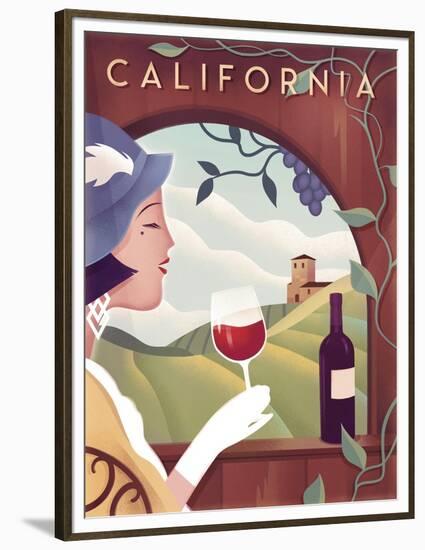 California Wine-Martin Wickstrom-Framed Premium Giclee Print