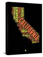 California Word Cloud 1-NaxArt-Stretched Canvas