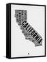 California Word Cloud 2-NaxArt-Framed Stretched Canvas