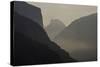 California, Yosemite National Park, Artists Point, El Capitan, Sentinel Dome-Bernard Friel-Stretched Canvas