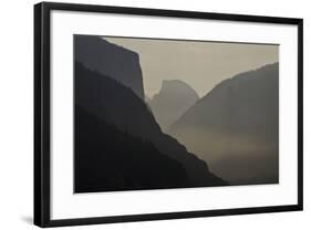 California, Yosemite National Park, Artists Point, El Capitan, Sentinel Dome-Bernard Friel-Framed Photographic Print