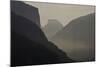 California, Yosemite National Park, Artists Point, El Capitan, Sentinel Dome-Bernard Friel-Mounted Photographic Print