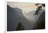 California, Yosemite National Park, Artists Point, El Capitan, Sentinel Dome-Bernard Friel-Framed Photographic Print