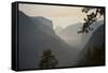 California, Yosemite National Park, Artists Point, El Capitan, Sentinel Dome-Bernard Friel-Framed Stretched Canvas