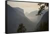 California, Yosemite National Park, Artists Point, El Capitan, Sentinel Dome-Bernard Friel-Framed Stretched Canvas