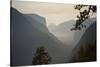 California, Yosemite National Park, Artists Point, El Capitan, Sentinel Dome-Bernard Friel-Stretched Canvas