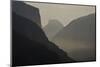 California, Yosemite National Park, Artists Point, El Capitan, Sentinel Dome-Bernard Friel-Mounted Photographic Print