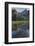 California. Yosemite National Park. Early Morning at Upper Yosemite Falls with Reflection in a Pool-Judith Zimmerman-Framed Photographic Print