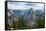 California, Yosemite National Park, Half Dome, North Dome and Mount Watkins-Bernard Friel-Framed Stretched Canvas