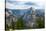 California, Yosemite National Park, Half Dome, North Dome and Mount Watkins-Bernard Friel-Stretched Canvas