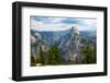 California, Yosemite National Park, Half Dome, North Dome and Mount Watkins-Bernard Friel-Framed Premium Photographic Print