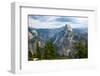 California, Yosemite National Park, Half Dome, North Dome and Mount Watkins-Bernard Friel-Framed Premium Photographic Print