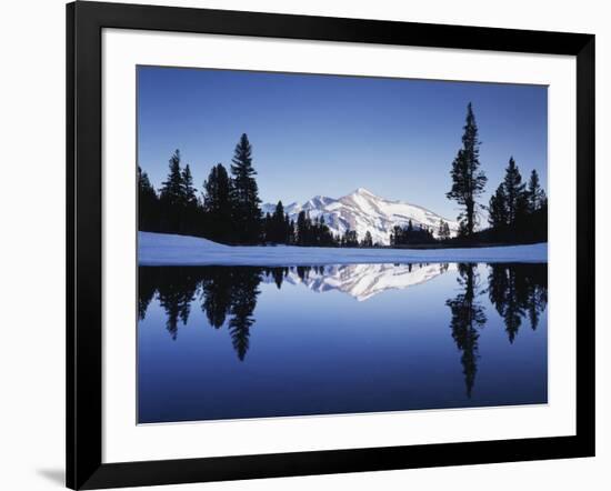 California, Yosemite National Park, Mammoth Peak and Tarn at Tioga Pass-Christopher Talbot Frank-Framed Photographic Print