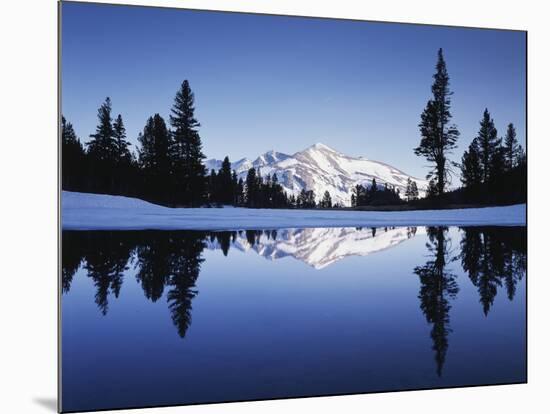 California, Yosemite National Park, Mammoth Peak and Tarn at Tioga Pass-Christopher Talbot Frank-Mounted Photographic Print