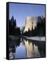 California, Yosemite National Park, Merced River, Cathedral Beach and El Capitan, USA-Michele Falzone-Framed Stretched Canvas