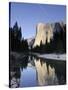 California, Yosemite National Park, Merced River, Cathedral Beach and El Capitan, USA-Michele Falzone-Stretched Canvas