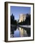 California, Yosemite National Park, Merced River, Cathedral Beach and El Capitan, USA-Michele Falzone-Framed Photographic Print