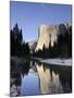 California, Yosemite National Park, Merced River, Cathedral Beach and El Capitan, USA-Michele Falzone-Mounted Photographic Print