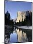 California, Yosemite National Park, Merced River, Cathedral Beach and El Capitan, USA-Michele Falzone-Mounted Photographic Print