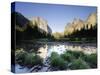 California, Yosemite National Park, Merced River, El Capitan and Valley View, USA-Michele Falzone-Stretched Canvas