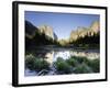 California, Yosemite National Park, Merced River, El Capitan and Valley View, USA-Michele Falzone-Framed Photographic Print