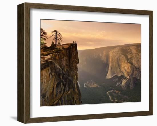 California, Yosemite National Park, Taft Point, El Capitan and Yosemite Valley, USA-Michele Falzone-Framed Photographic Print